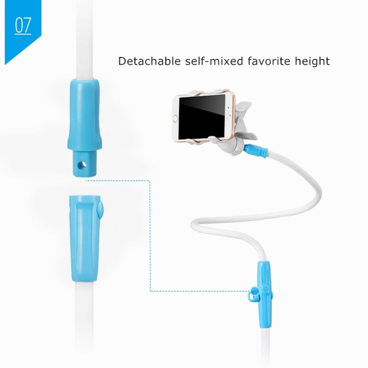 UBN-46 Regular Version Rotatable and Detachable Lazy Desktop Bedside Stand Mobile Phone Stand, Height: 90cm, 90cm White