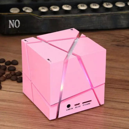Qone 2 Cube Mini Portable Card Wireless Bluetooth Speaker, Bluetooth Speaker (Black), Bluetooth Speaker (Pink), Bluetooth Speaker (Blue), Bluetooth Speaker(White)