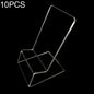10 PCS Acrylic Mobile Phone Display Stand Holder, 10 PCS(Transparent)