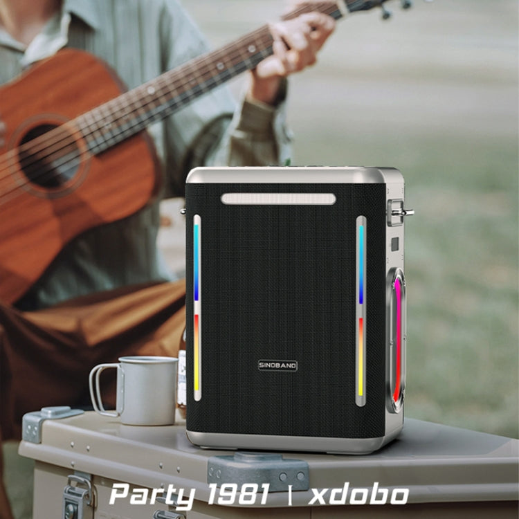 XDOBO SINOBAND Party 1981 300W Outdoor Portable TWS Bluetooth Speaker with LED Colorful Light