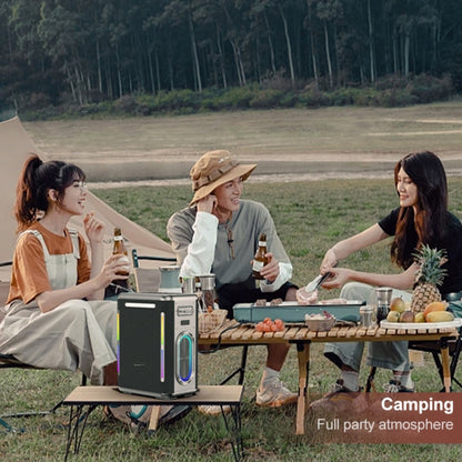 XDOBO SINOBAND Party 1981 300W Outdoor Portable TWS Bluetooth Speaker with LED Colorful Light