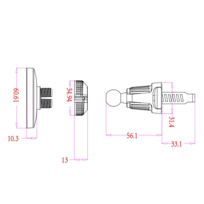 wlons Air Outlet Transparent Magnetic Car Holder