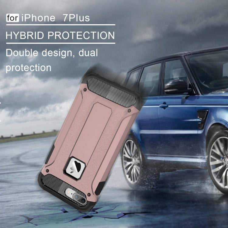 For iPhone 8 Plus & 7 Plus   Tough Armor TPU + PC Combination Case, For iPhone 7 Plus