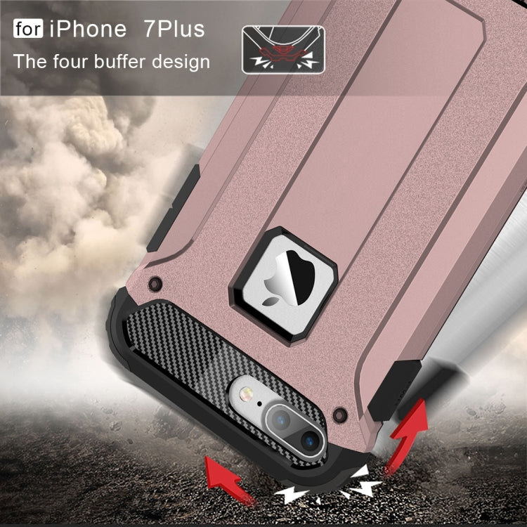 For iPhone 8 Plus & 7 Plus   Tough Armor TPU + PC Combination Case, For iPhone 7 Plus