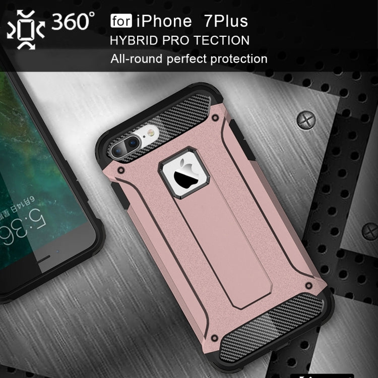 For iPhone 8 Plus & 7 Plus   Tough Armor TPU + PC Combination Case, For iPhone 7 Plus