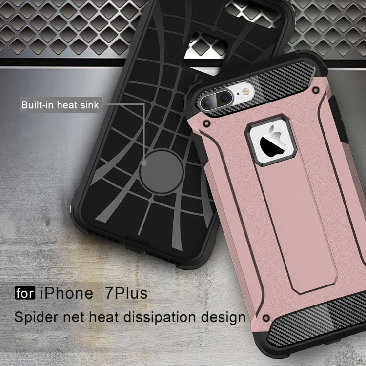 For iPhone 8 Plus & 7 Plus   Tough Armor TPU + PC Combination Case, For iPhone 7 Plus