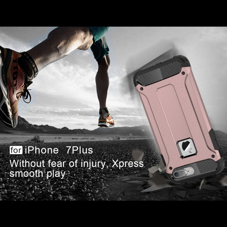 For iPhone 8 Plus & 7 Plus   Tough Armor TPU + PC Combination Case, For iPhone 7 Plus