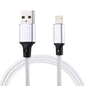1m 2A USB to 8 Pin Nylon Weave Style Data Sync Charging Cable, 8 Pin Red, 8 Pin White, 8 Pin Pink, 8 Pin Blue