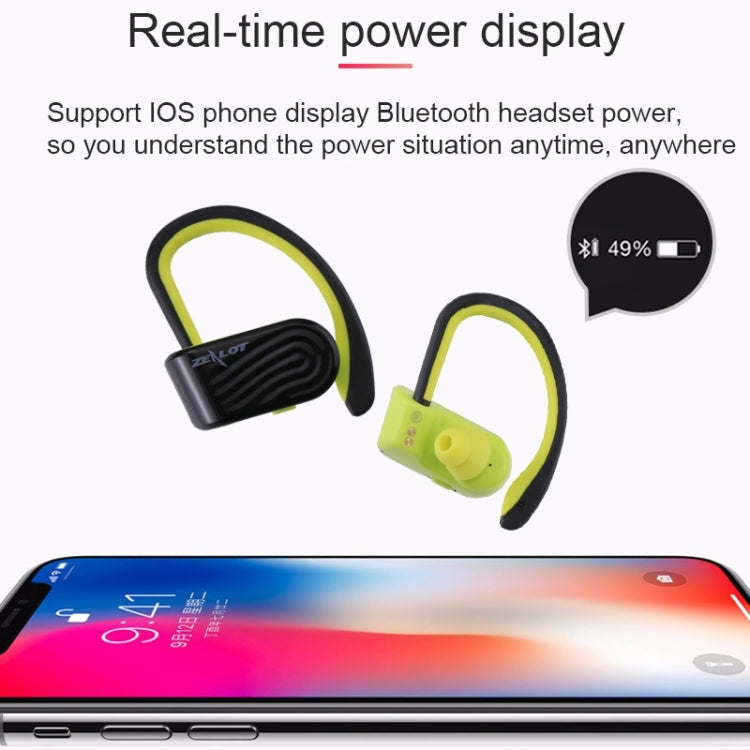 ZEALOT H10 TWS Ture Wireless Stereo Double Earphones Dust-proof Sweat-proof Bluetooth Earphone with Charging Box, IP8F4947, IP8F4947H, IP8F4947L, IP8F4947R