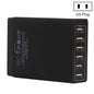XBX09A 50W 5V 2.4A 6 USB Ports Quick Charger Travel Charger