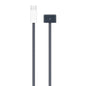 USB-C / Type-C to Magsafe 3 Braided Fast Charging Data Cable, Length: 2m, Blue, White