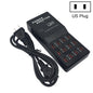W-858 12A 12 Ports USB Fast Charging Dock Desktop Smart Charger AC100-240V, US Plug, US Plug