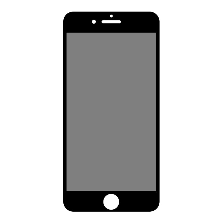9H 6D Anti-peep Tempered Glass Film for iPhone 7 Plus, For iPhone 7 Plus(Black)