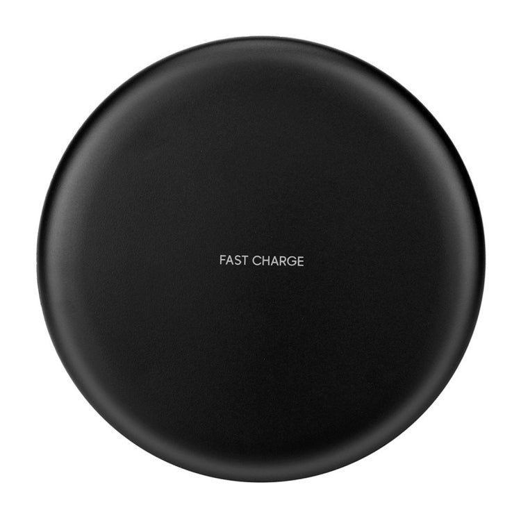 TOVYS-KC-N5 9V 1A Output Frosted Round Wire Qi Standard Fast Charging Wireless Charger, Cable Length: 1m, Frosted, Frosted White