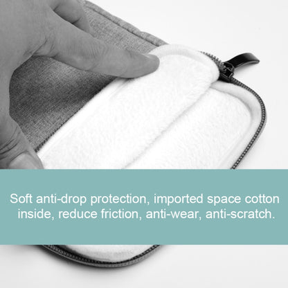 Shockproof Canvas + Space Cotton + Plush Protective Bag for iPad Mini 5 2019