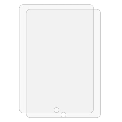 2 PCS For iPad 10.2 2021 / 2020 / 2019 9H Straight Edge Explosion-proof Tempered Glass Film, For iPad 10.2 2021 / 2020 / 2019