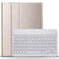 Detachable Bluetooth Keyboard + Brushed Texture Horizontal Flip Leather Tablet Case with Holder for iPad Pro 11 inch (2018)