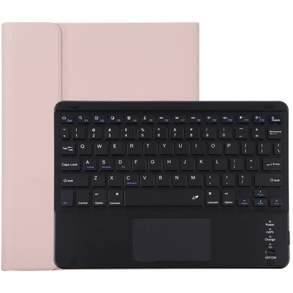 TG-102BC Detachable Bluetooth Black Keyboard + Microfiber Leather Tablet Case for iPad 10.2 inch / iPad Air (2019), with Touch Pad & Pen Slot & Holder, TG-102BC