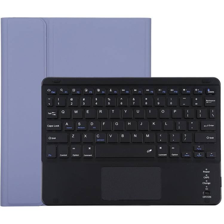 TG-102BC Detachable Bluetooth Black Keyboard + Microfiber Leather Tablet Case for iPad 10.2 inch / iPad Air (2019), with Touch Pad & Pen Slot & Holder, TG-102BC