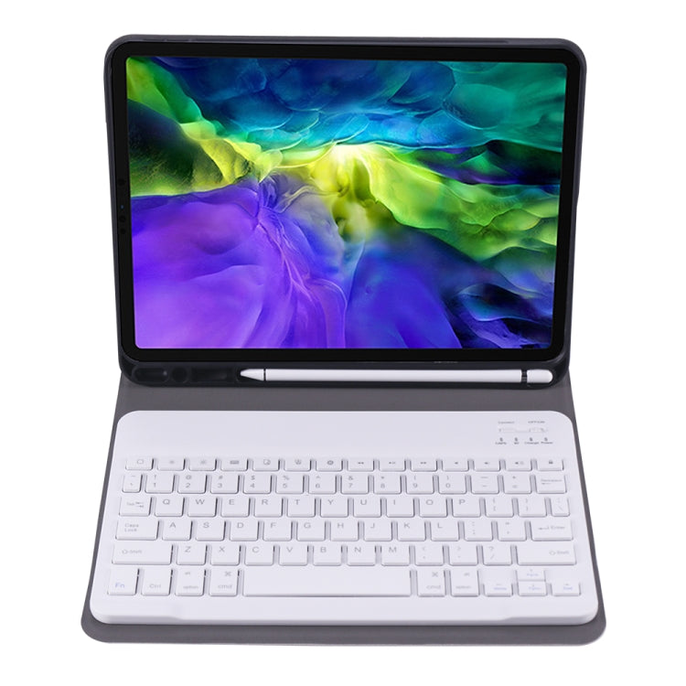 A11B 2020 Ultra-thin ABS Detachable Bluetooth Keyboard Tablet Case for iPad Pro 11 2022 / 2021 / Air4 / Air5, with Pen Slot & Holder, For iPad Pro 11 inch (2020)
