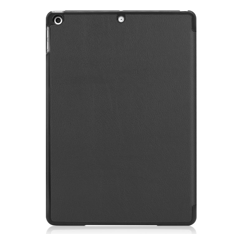 For iPad 10.2 Custer Texture Horizontal Flip Smart PU Leather Case with Sleep / Wake-up Function & Three-folding Holder, For iPad 10.2