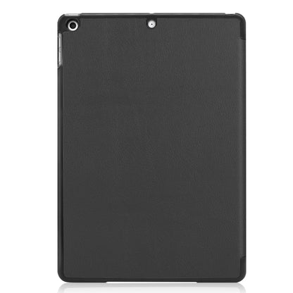 For iPad 10.2 Custer Texture Horizontal Flip Smart PU Leather Case with Sleep / Wake-up Function & Three-folding Holder, For iPad 10.2