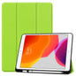 For iPad 10.2 2021 / 2020 / 2019 Custer Texture Horizontal Flip Smart TPU Leather Case with Sleep / Wake-up Function & Three-folding Holder & Pen Slot, For iPad 10.2