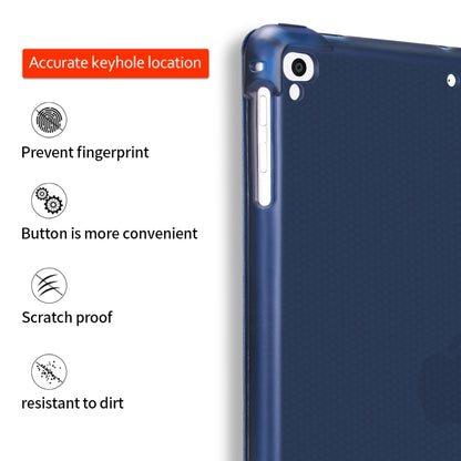 Multi-folding Shockproof TPU Protective Case for iPad 9.7 (2018) / 9.7 (2017) / air / air2, with Holder & Pen Slot