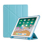 Multi-folding Shockproof TPU Protective Case for iPad 9.7 (2018) / 9.7 (2017) / air / air2, with Holder & Pen Slot