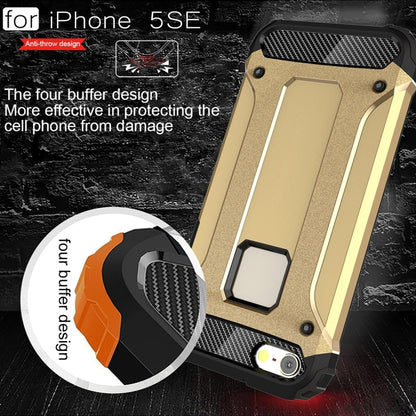 Tough Armor TPU + PC Combination Case for iPhone SE & 5 & 5s