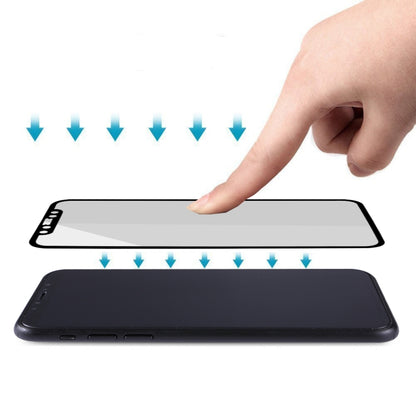 For iPhone X 0.26mm 9H Surface Hardness 3D Explosion-proof Full Screen Carbon Fiber Soft Edges Tempered Glass Screen Film, For X(Carbon Fiber)