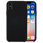 For iPhone X / XS Pure Color Liquid Silicone + PC Dropproof Protective Back Cover Case, For X, X, iPhone X