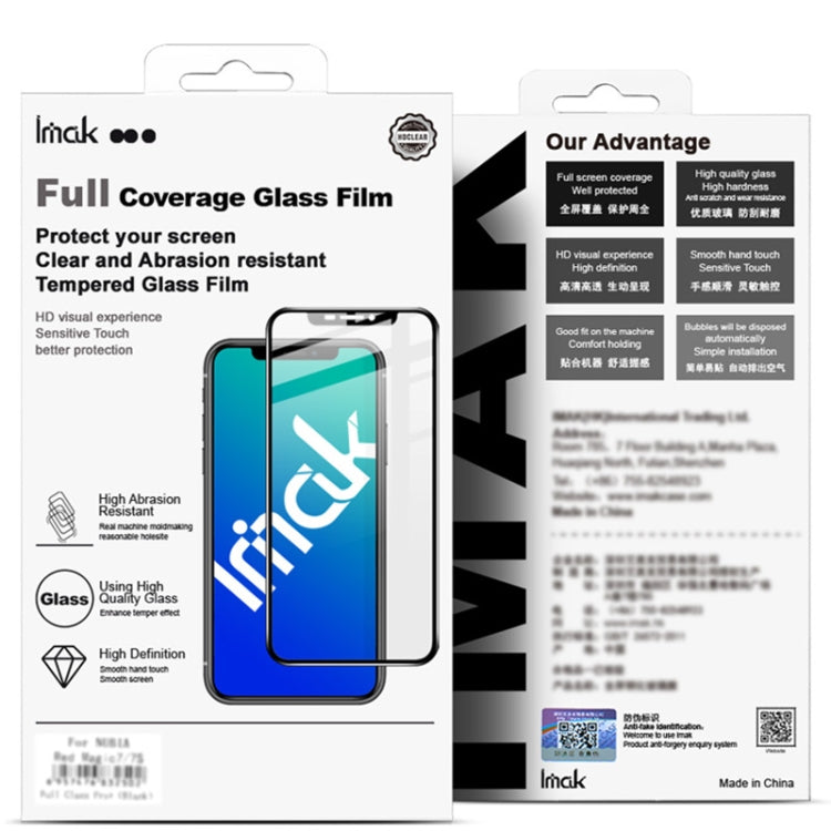 For iPhone XS Max IMAK 9H Surface Hardness Full Screen Tempered Glass Film, For iPhone XS Max