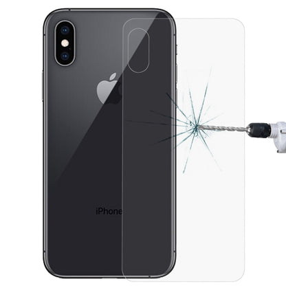 For iPhone XS Max 9H Tempered Glass Protector Back Screen Film, For XS Max