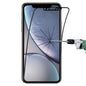 For iPhone 11 / XR 0.1mm 9H Full Screen Flexible Fiber Tempered Glass Film, For iPhone 11 / XR Black