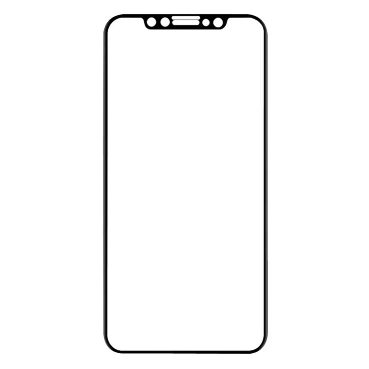 For iPhone 11 / XR 0.1mm 9H Full Screen Flexible Fiber Tempered Glass Film, For iPhone 11 / XR Black