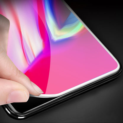 For iPhone 11 / XR 0.1mm 9H Full Screen Flexible Fiber Tempered Glass Film, For iPhone 11 / XR Black