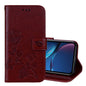 For iPhone XR Rose Embossed Horizontal Flip PU Leather Case,  with Holder & Card Slots & Wallet