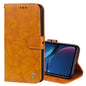 For iPhone XR Business Style Oil Wax Texture Horizontal Flip Leather Case with Holder & Card Slots & Wallet