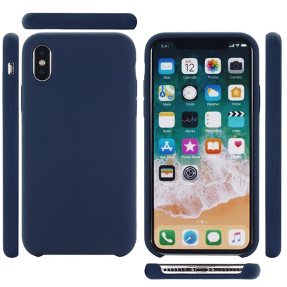 For iPhone XR Four Corners Full Coverage Liquid Silicone Case, For XR, XR
