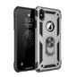 For iPhone X / XS Sergeant Armor Shockproof TPU + PC Protective Case with 360 Degree Rotation Holder, For iPhone X / XS