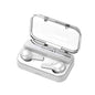 278 TWS External Noise Cancelling Touch Bluetooth Earphone with Charging Box, Support LED Power Digital Display & Breathing Lights & Call & Voice Assistant, 278 Black, 278 White