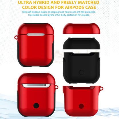 Varnished PC Bluetooth Earphones Case Anti-lost Storage Bag for Apple AirPods 1/2