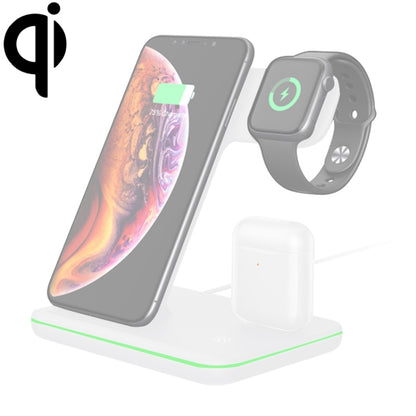Z5 QI Vertical Magnetic Wireless Charger for Mobile Phones & Apple Watches & AirPods / Xiaomi Redmi AirDots, with Touch Ring Light, Z5