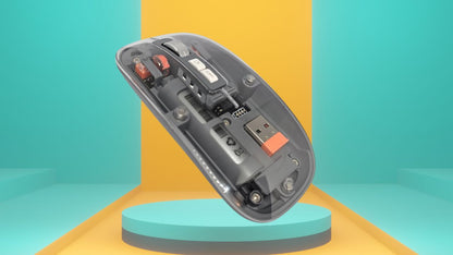 Wireless rechargeable silent mouse