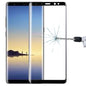 For Galaxy Note 8 0.3mm 9H Surface Hardness 3D Curved Silk-screen Full Screen Tempered Glass Screen Protector
