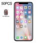 For iPhone X / XS / iPhone 11 Pro 50pcs Matte Frosted Tempered Glass Film, No Retail Package, For iPhone X / XS / iPhone 11 Pro(50 PCS)
