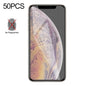 For iPhone XS Max / iPhone 11 Pro Max 50pcs Matte Frosted Tempered Glass Film, No Retail Package, For iPhone XS Max / iPhone 11 Pro Max(50 PCS)