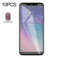 10 PCS Non-Full Matte Frosted Tempered Glass Film for Galaxy A6+ (2018), For Galaxy A6+ (2018)