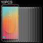 10 PCS 0.26mm 9H 2.5D Tempered Glass Film for Galaxy J8+, For Galaxy J8+ (10 PCS)